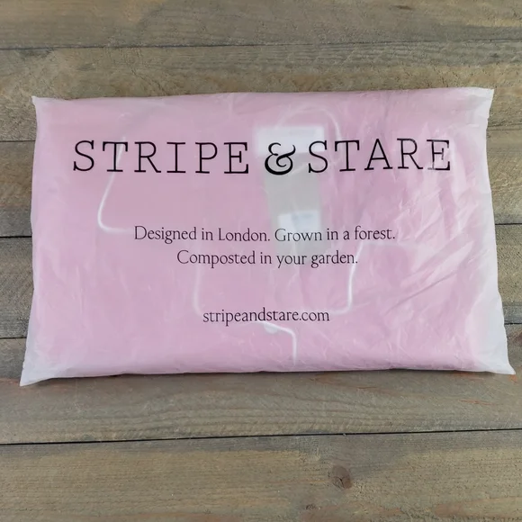 Stripe & Stare Women's 2 Piece Pink White Pajama Set Super Soft - Picture 7 of 11